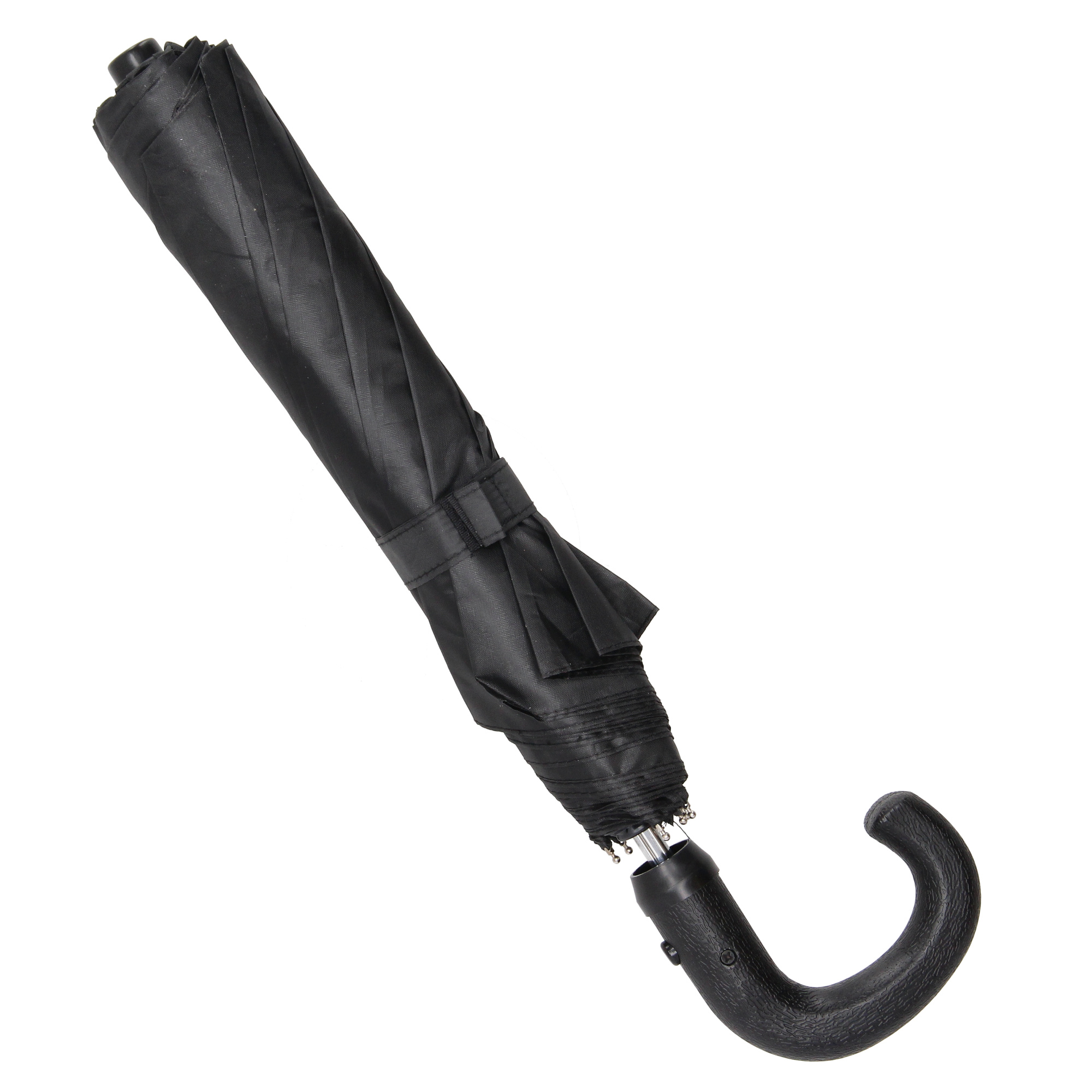 Unique Unique Paraplu ⌀90cm Compact Haak - Zwart, foto 3 van 4