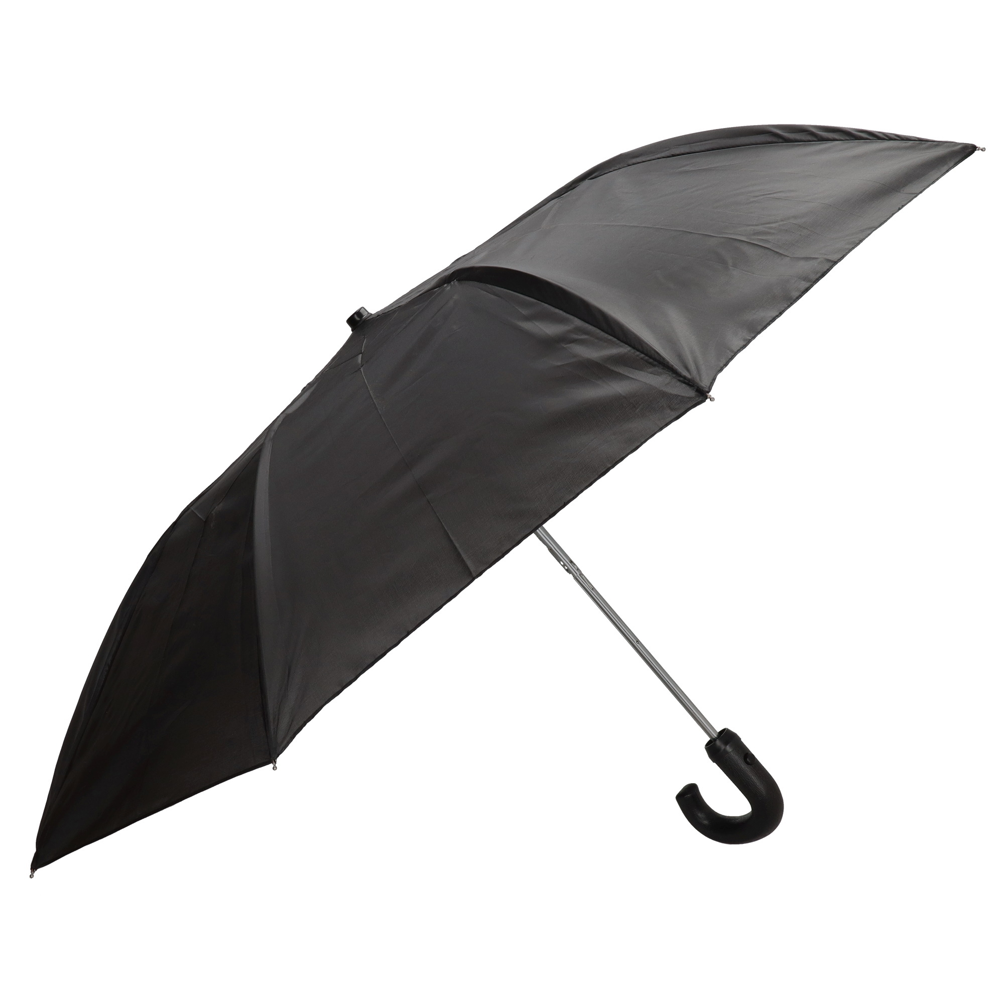 Unique Unique Paraplu ⌀90cm Compact Haak - Zwart