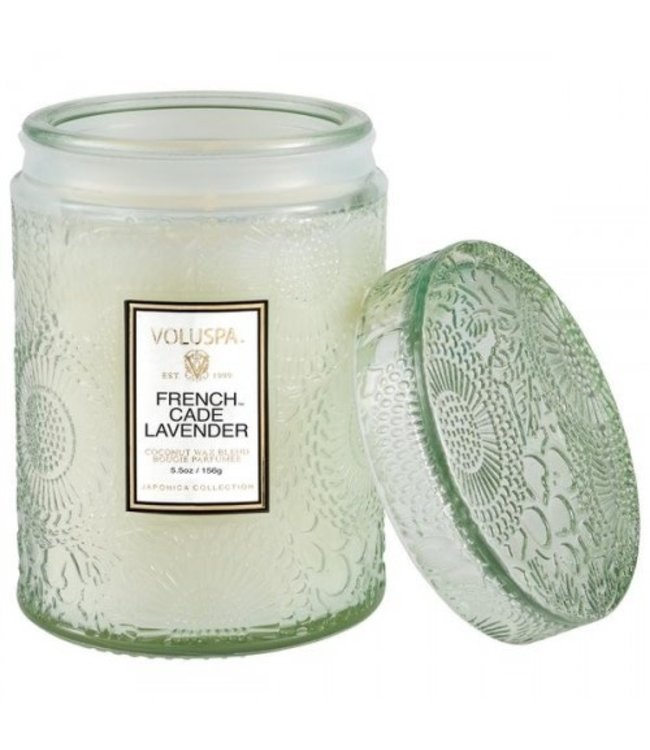 French Cade Lavender 5.5 Glass Jar Candle