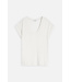 Closed V Neck Ivory