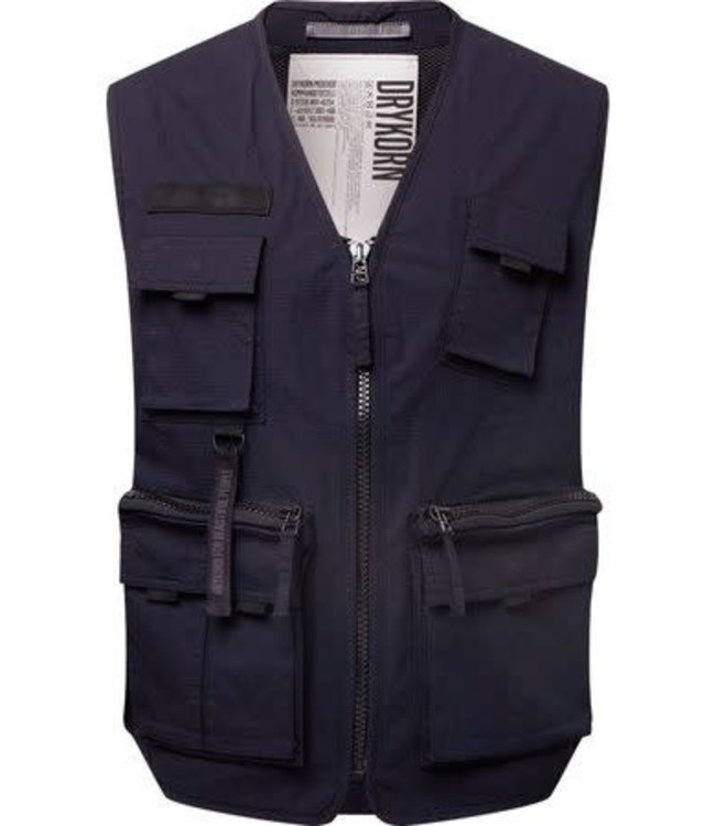 Drykorn Soil vest navy