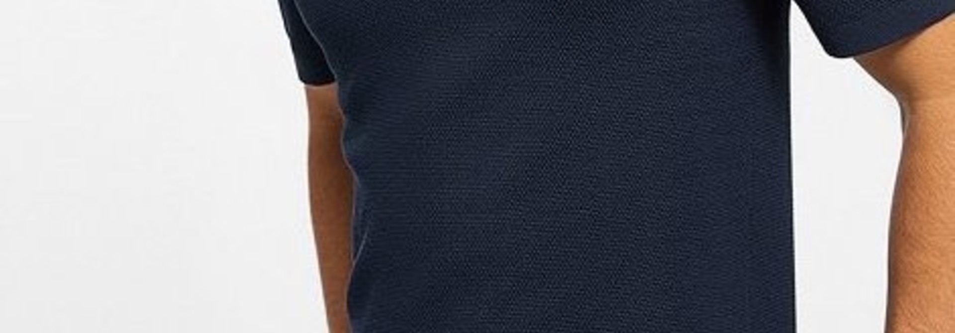 Triton knitted polo navy 3100