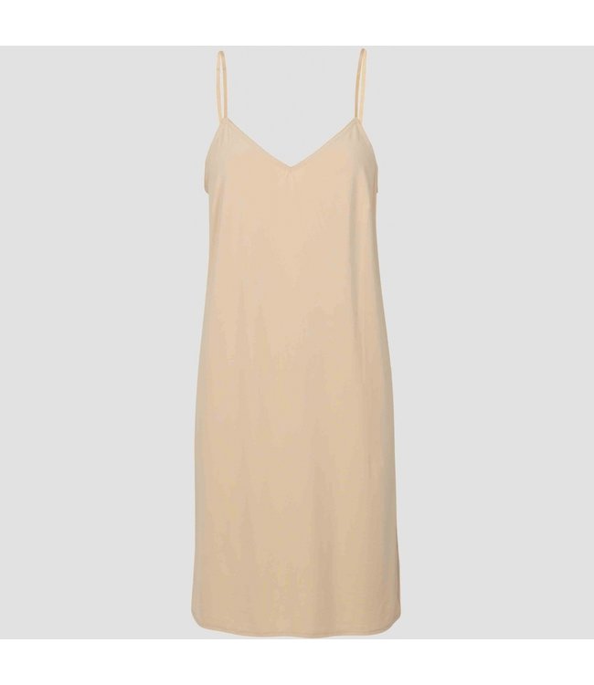 Melanie slip dress nude