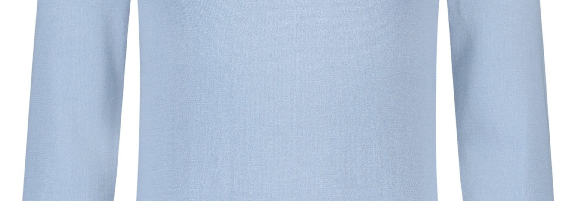 Berend longsleeve Polo sky blue