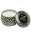 French linen Mini Decorative Tin Candle