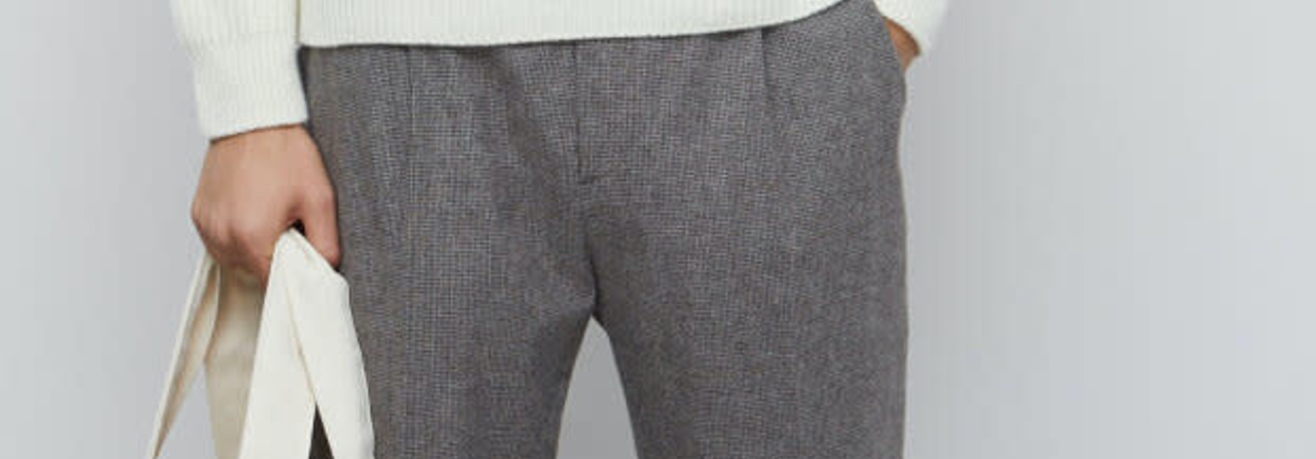 Zipped jumper ecru