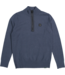 Butcher of Blue Clifden half zip Blue