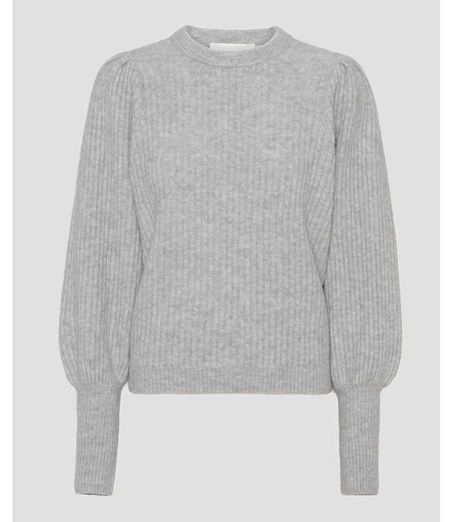 Notes du Nord Avery blouse light grey melange