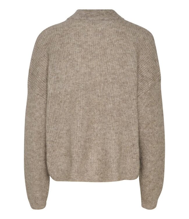 Gestuz Alpha  short cardigan warm sand melange