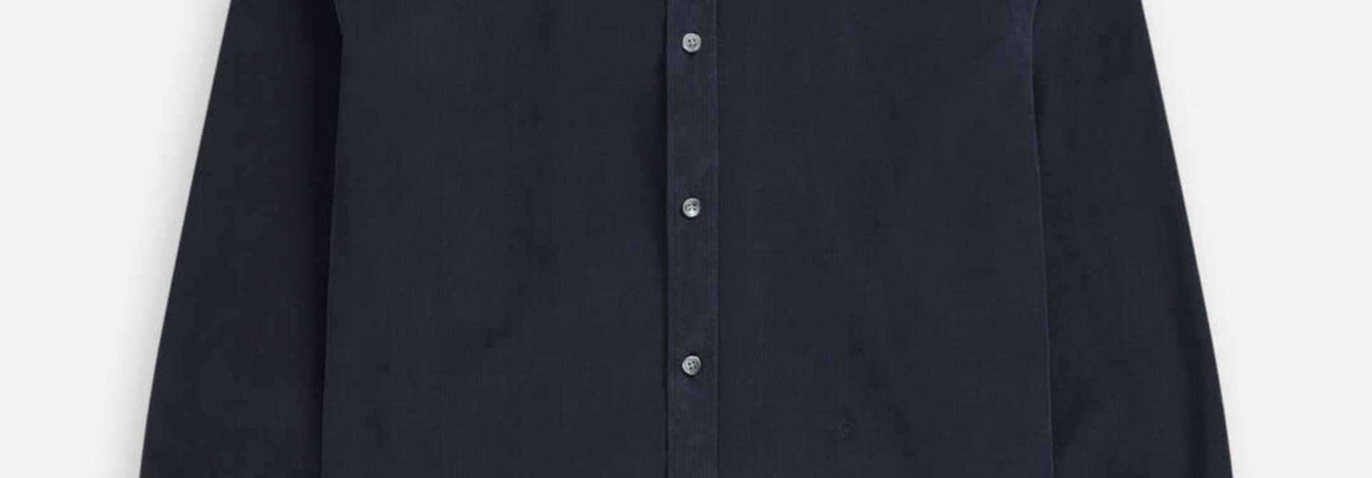 fine corduroy shirt w/o chest pocket dark night