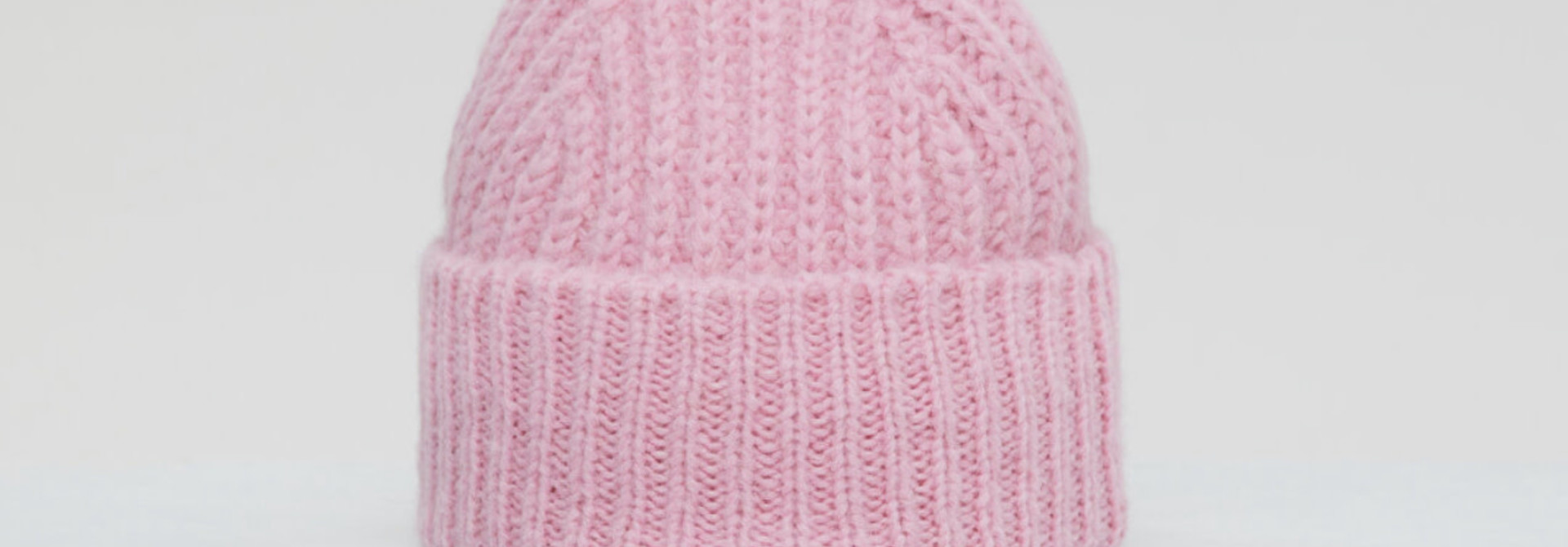 Knitted Hat Candy pink