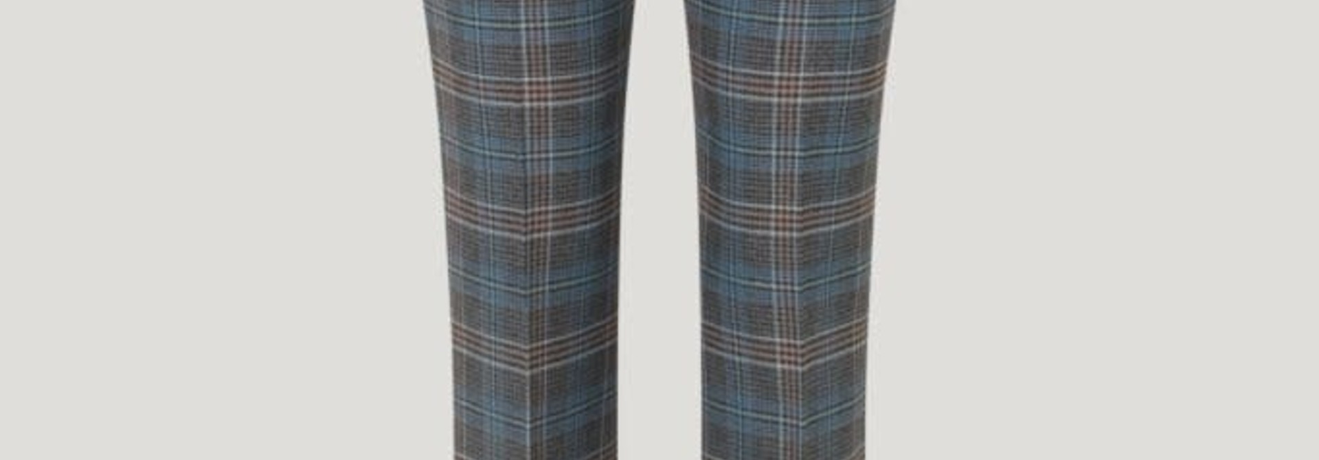 nana pants charcoal check