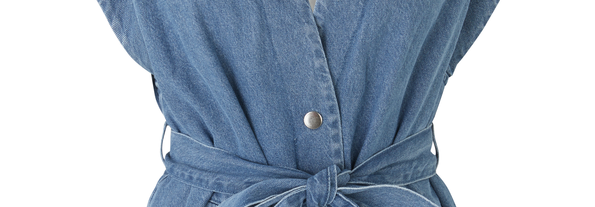 Jeanie waistcoat denim Blue