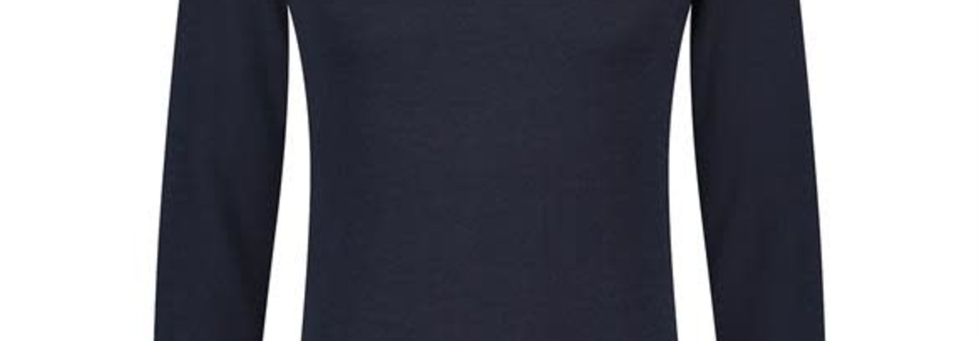 Berend longsleeve Polo dark navy