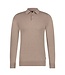 Saint steve Berend longsleeve Polo taupe melange