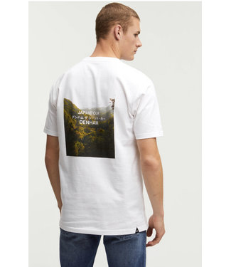 Denham Shigo regular tee white Backprint