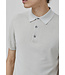 Closed knitted polo flint grey