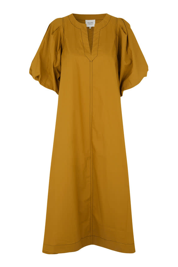 Larkin maxi dress goldenbrown-1