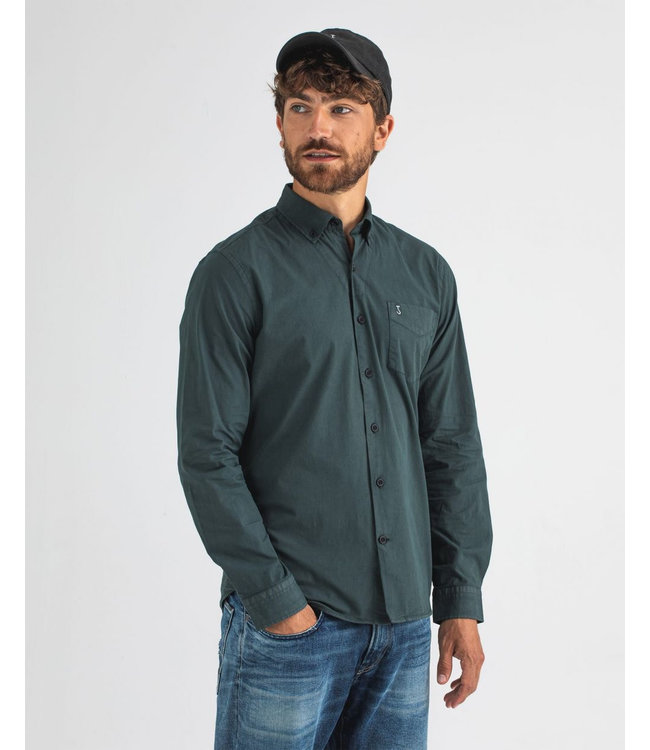 Butcher of Blue Robbins poplin shirt conda green