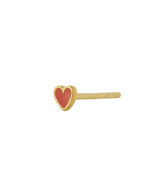 Stine A Jewelry Heart coral petit love gold