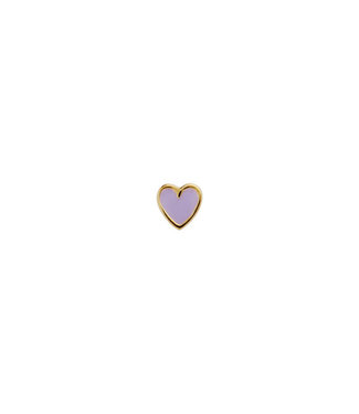 Stine A Jewelry Heart purple sorbet petit love gold