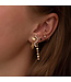 Stine A Jewelry coins behind ear