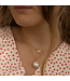 Stine A Jewelry plain pendant chain short gold