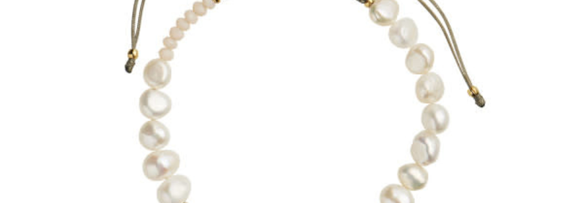 perlie creme bracelet