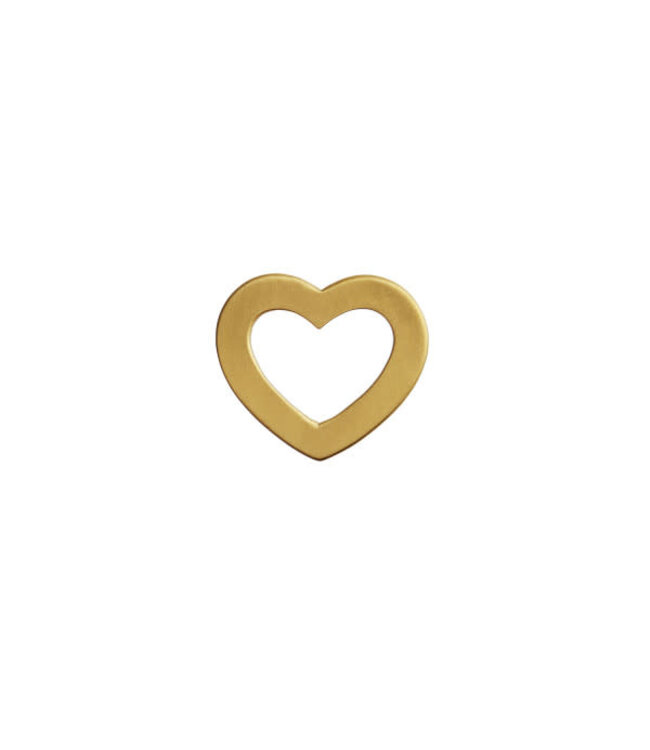 Stine A Jewelry open love heart pendant gold