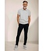 Koll3kt knitted polo Italian slub fusion white