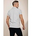 Koll3kt knitted polo Italian slub fusion white