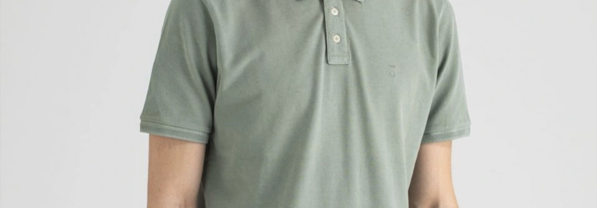 Pique polo Delphi green