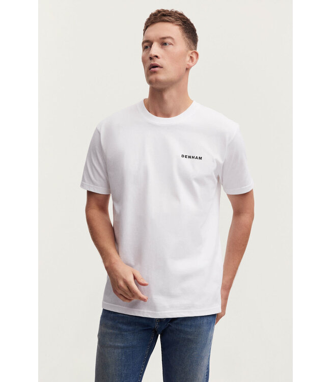 Denham Kamkura reg tee white