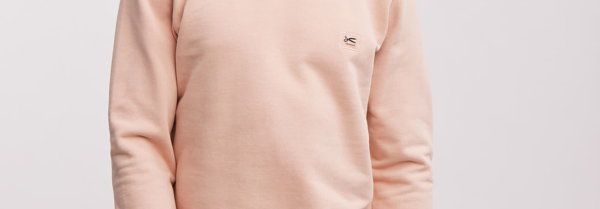 Applique sweat prou pink sand