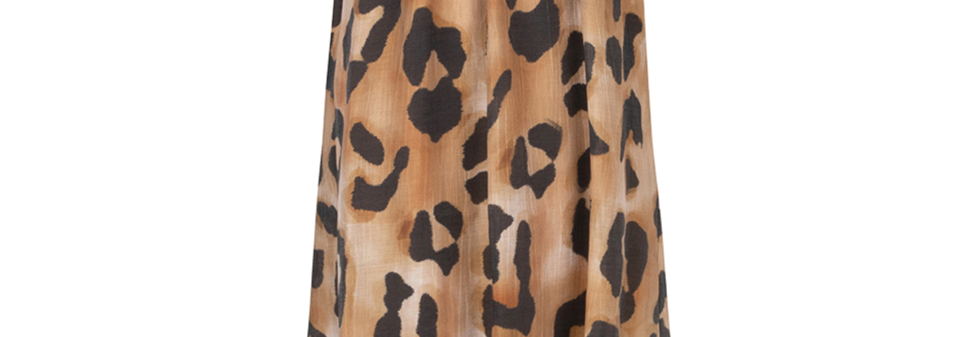 Abbaye leopard maxi dress raven