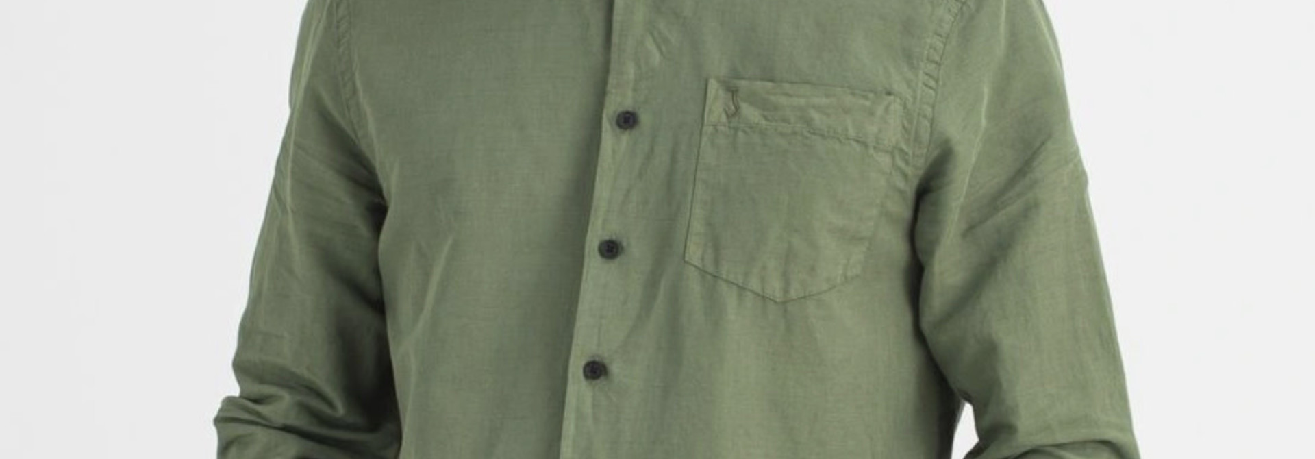 Robbins linen shirt nato green