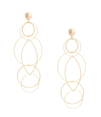 Gas Bijoux Torsade earring gold