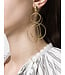 Gas Bijoux Torsade earring gold