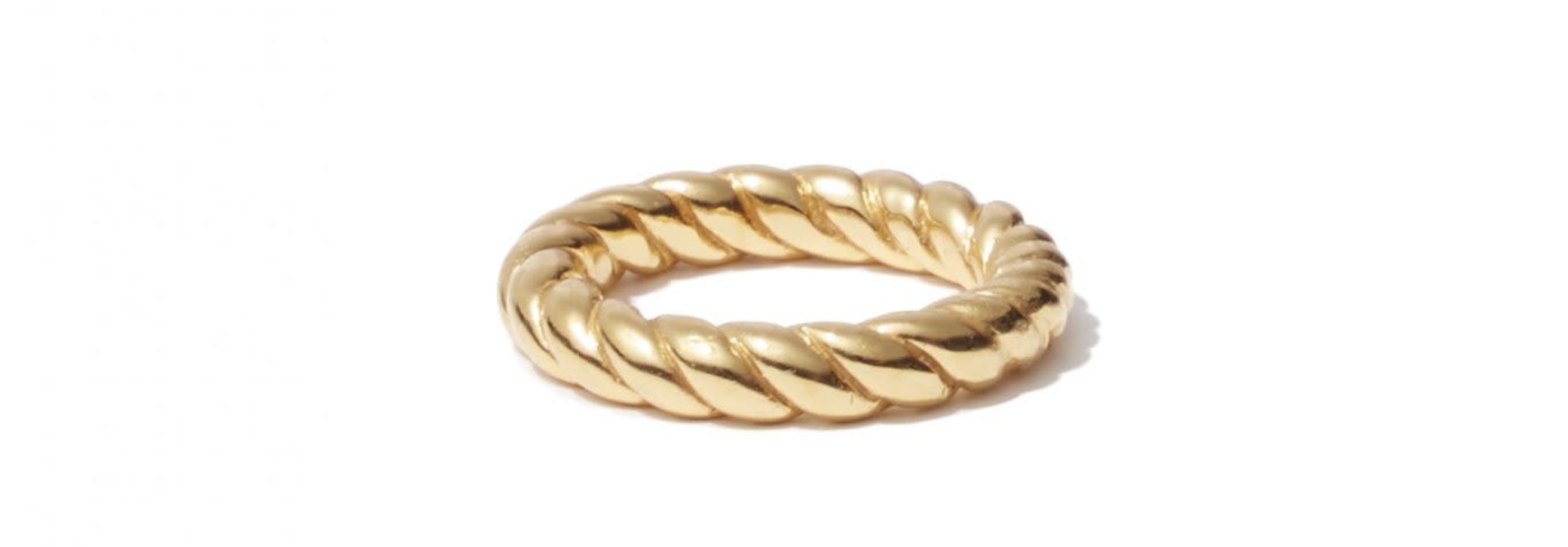 Confiance ring 18k plated gold