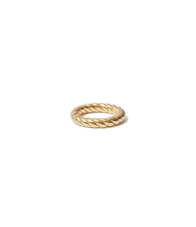 Mimi et Toi Confiance ring 18k plated gold