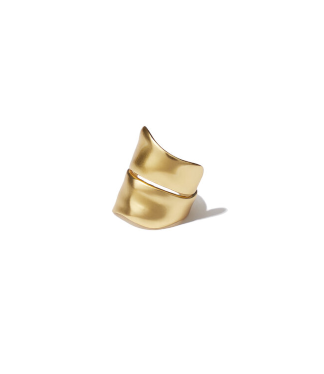 Mimi et Toi Odilla Ring 18k Gold plated brass