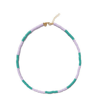 Mimi et Toi Fleur Lila Turquoise necklace