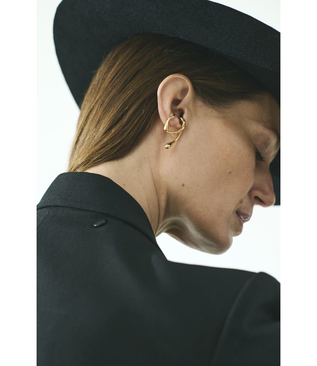Mimi et Toi Parfait earcuff 18k gold plated brass (per stuk)