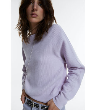 Closed crew neck knit Lilac Breeze