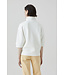 Closed zip sweater white