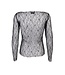 Desirella black lace top