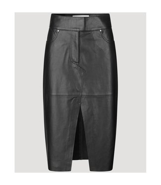 Notes du Nord Emma Leather skirt black