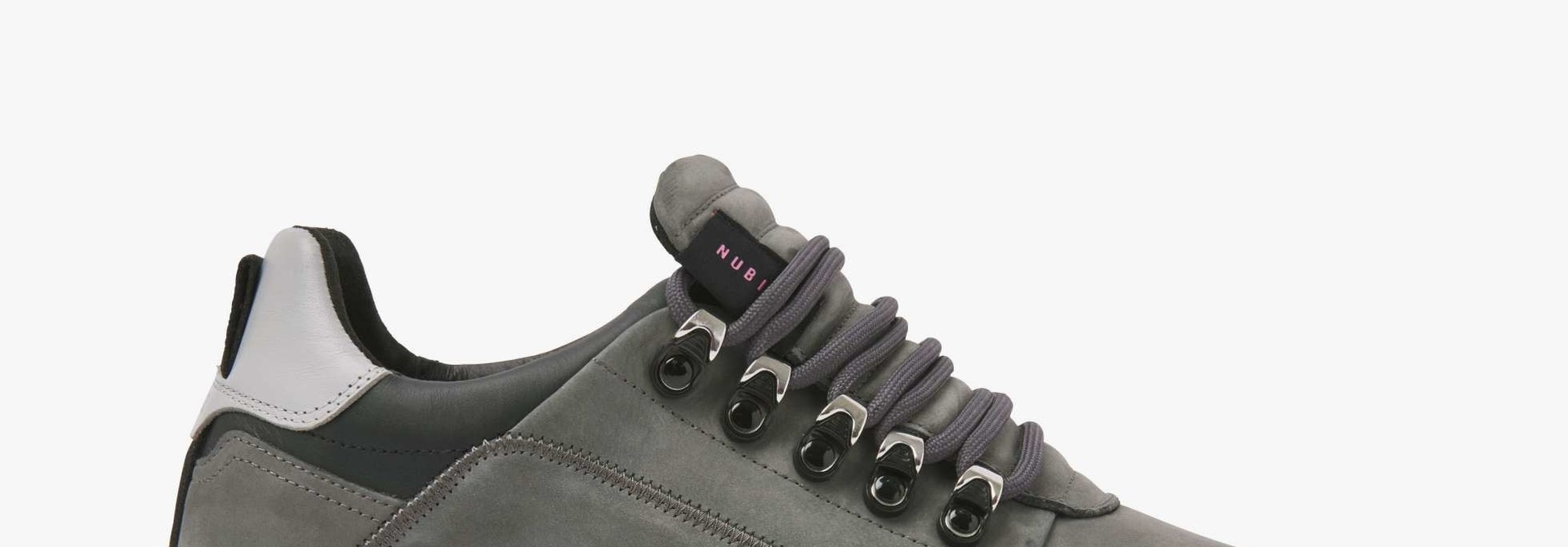 Roque roman grey nubuck