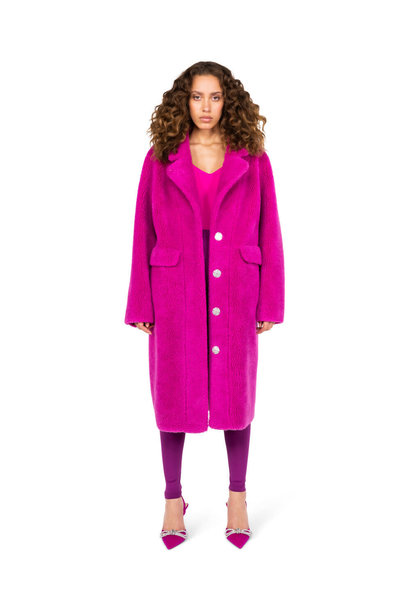 Midnight coat pink punch