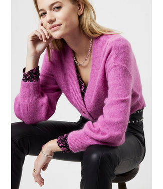 Dante 6 Jessy cropped cardigan electric pink